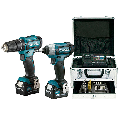 Taladros y atornilladores - Combo MAKITA CLX228SMX1 Taladro y Atornillador 12V con Maletín