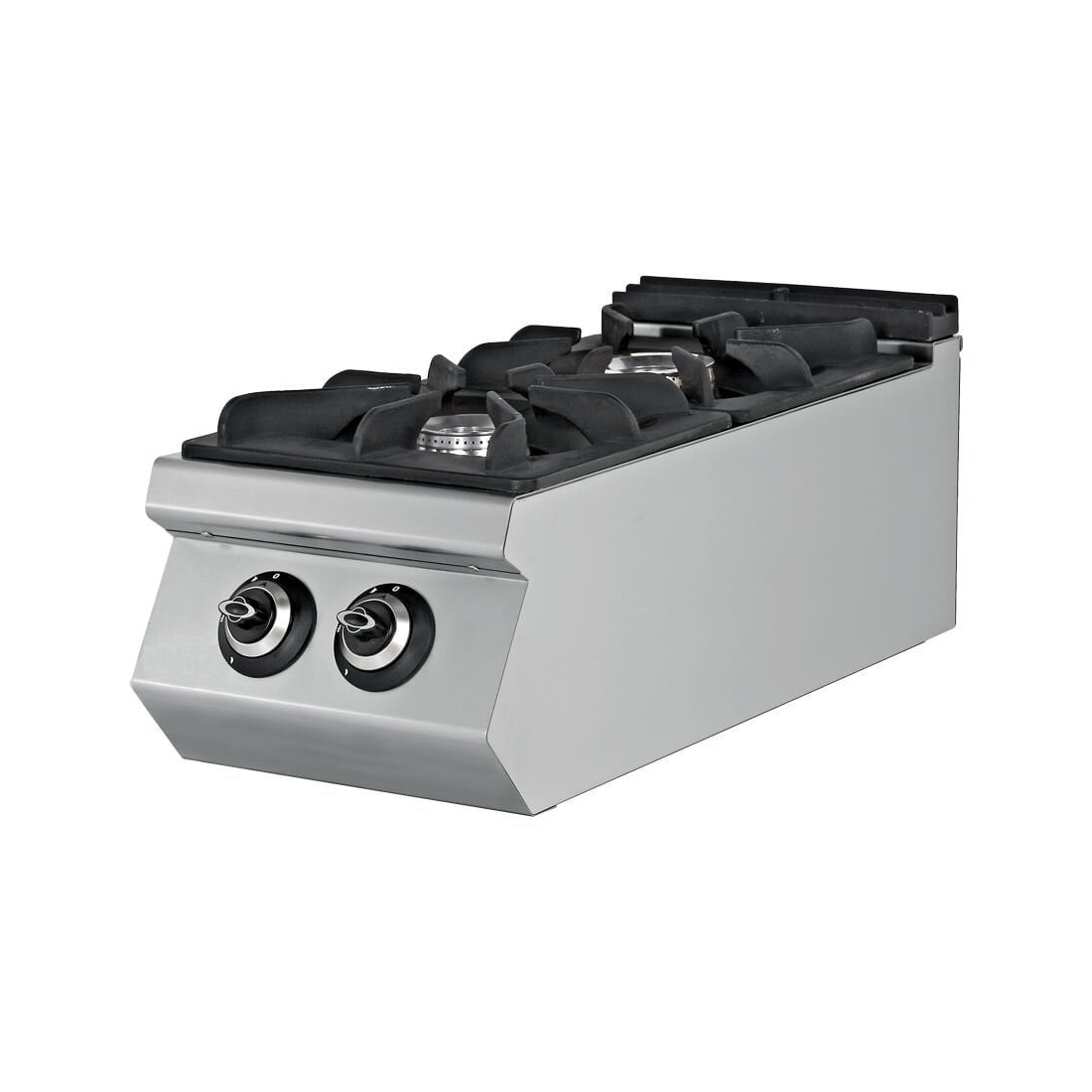 Cocina a gas 2 fuegos sobremesa Serie 900 400mm