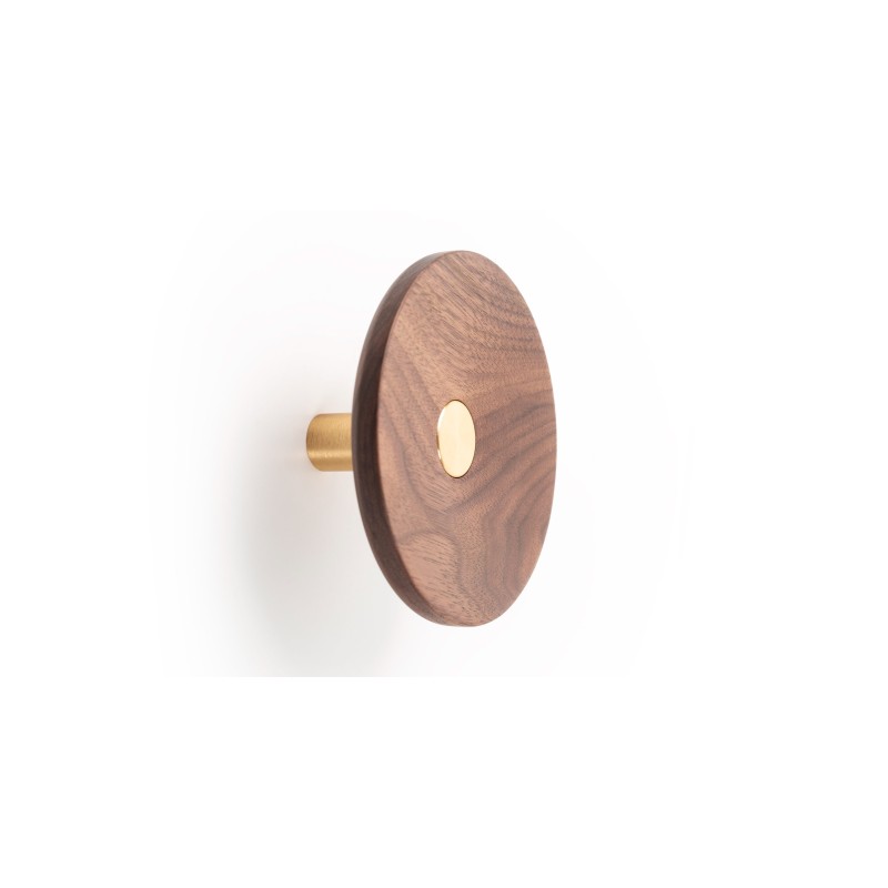 COLGADOR DE ALUMINIO Y MADERA ZOOT Ø 120 x 69,50