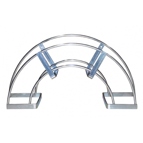 Soporte manguera pared maiol acero zincado mural