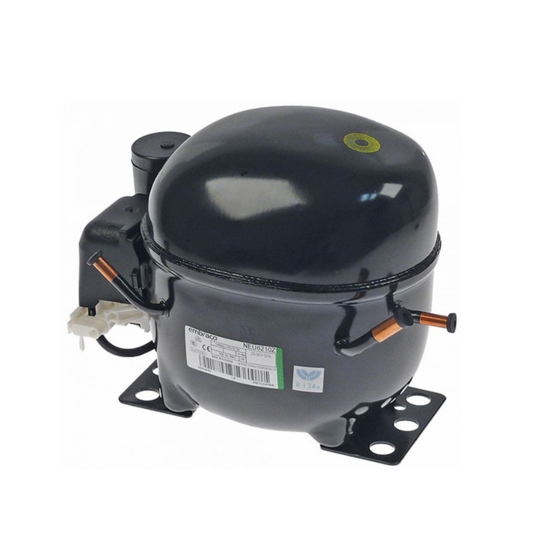 compresor refrigerante R134a tipo NEU6210Z EMBRACO 220-240V 50Hz HBP 10,6kg 1/2HP 605263