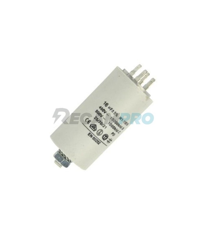 Condensador permanente 16 MF / 450V 481281728367