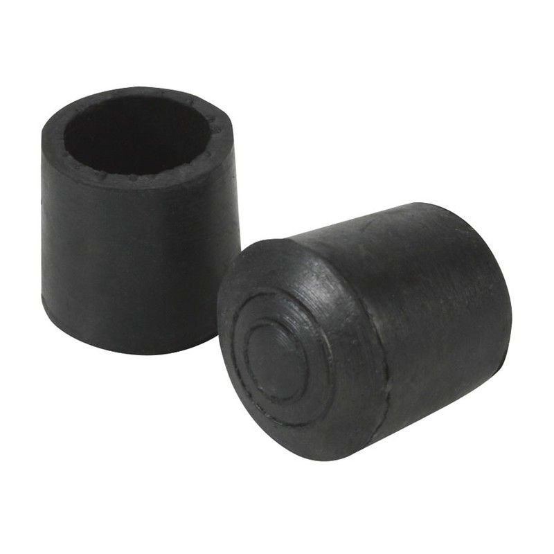 Contera Cilind. Goma Negra 18Mm 100 Un. 1342B18