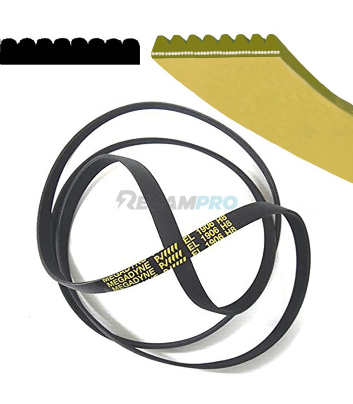 CORREA PARA SECADORA BOSCH 1906 H8 EL 00446856