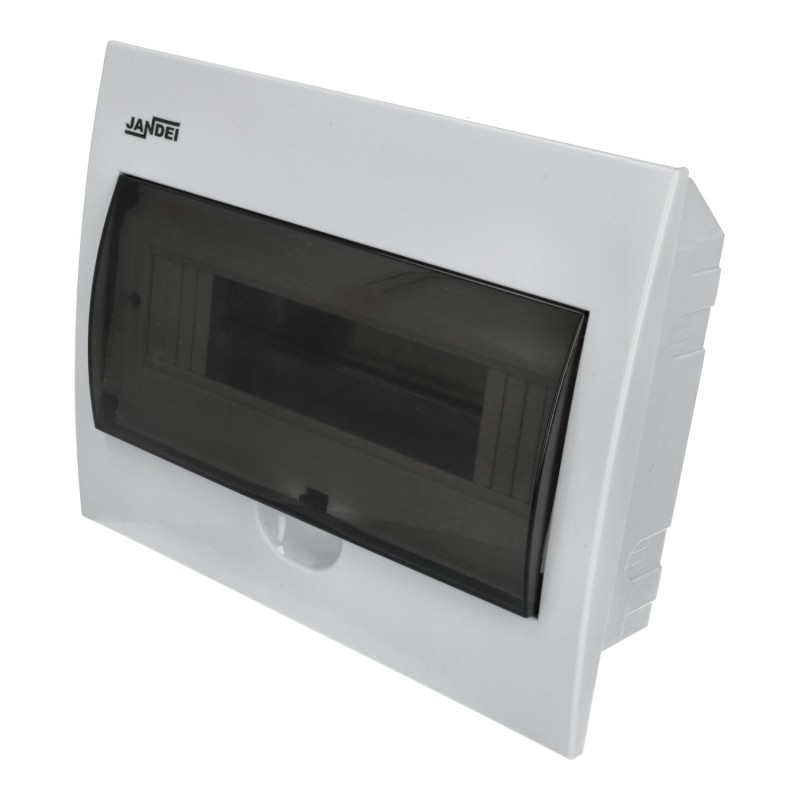 Cuadro eléctrico Empotrar Interior 12 módulos Tapa translúcida