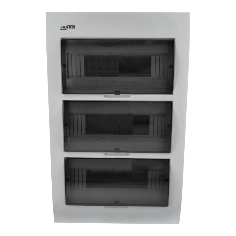 Cuadro eléctrico Empotrar Interior 36 módulos Tapa translúcida