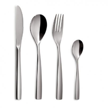 Cuberteria acero inoxidable comas barcelona 24 piezas