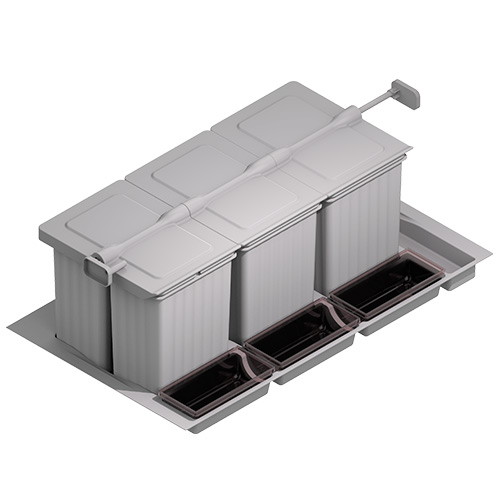 Cubos de basura - Cubo Basura Ecológico J con Bandeja