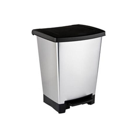 Cubo de basura curver decobin metal 25l 2 en 1