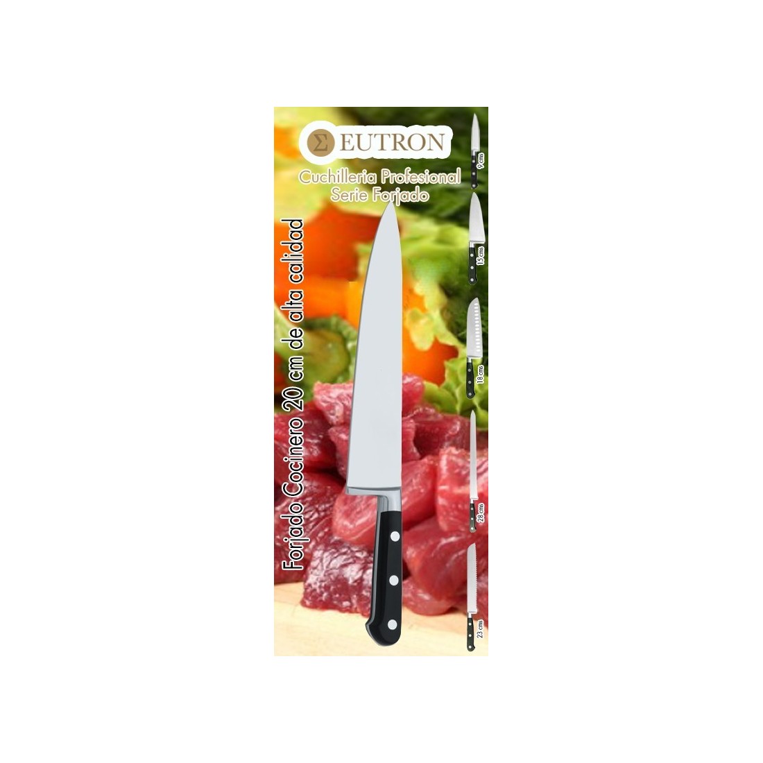 Cuchillo cocinero Hoja de 15 cm