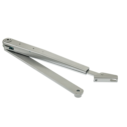 Cierrapuertas - Brazo Articulado Retenedor L192 Cierrapuerta DC200 y DC340 Plata
