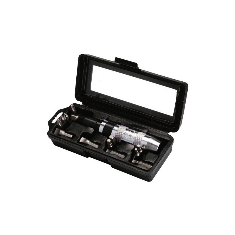 Destornillador Golpe MAURER (Caja con 12 Puntas y Adaptador)