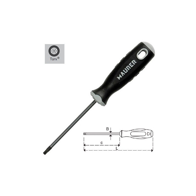 Destornillador MAURER Torx Inviolable