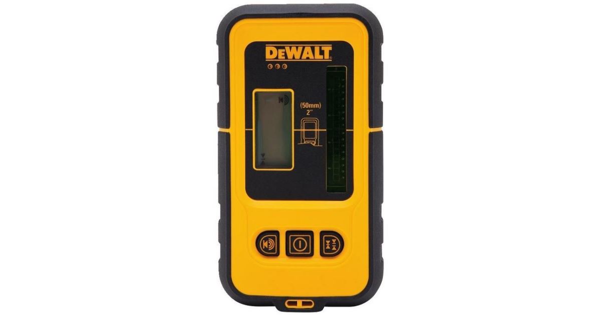 DeWALT Detector láser, receptor de rayos verdes para láseres DE0892G