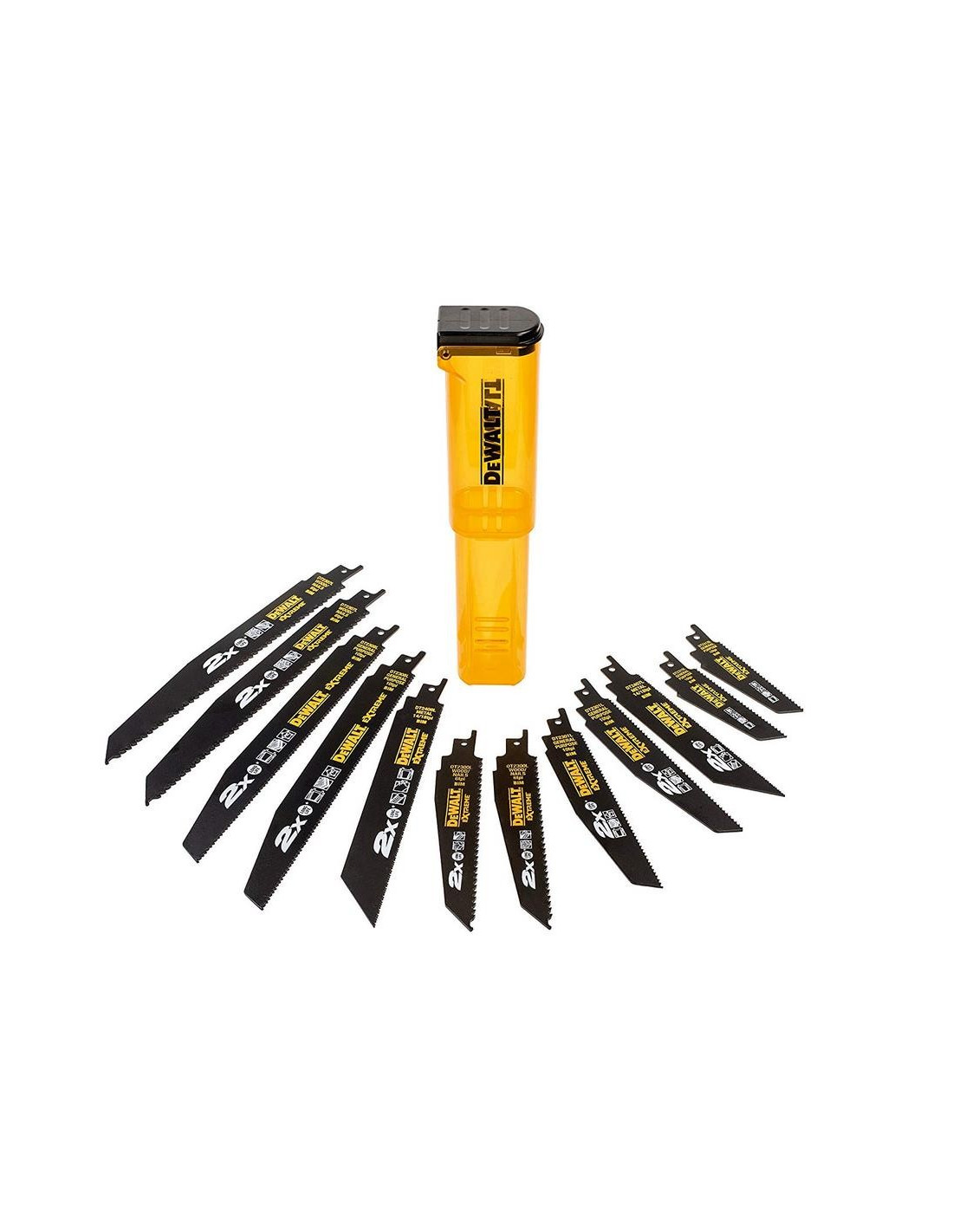 Juego 12 sierras sable DEWALT | Brintus