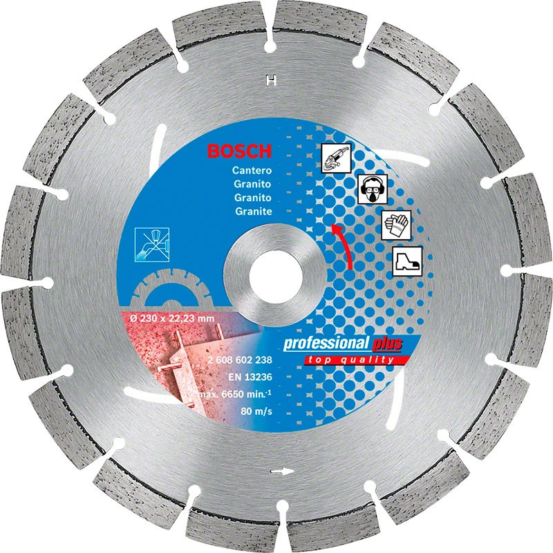 Disco de corte de diamante Bosch Best for Stone Cantero Ø115mm.