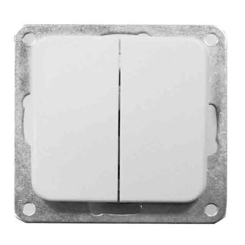 DOBLE CONMUTADOR EMPOTRAR SERIE TERM