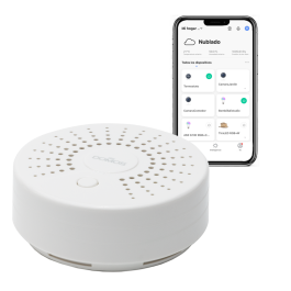Domos Sensor de Humo, temperatura y sirena incorporada