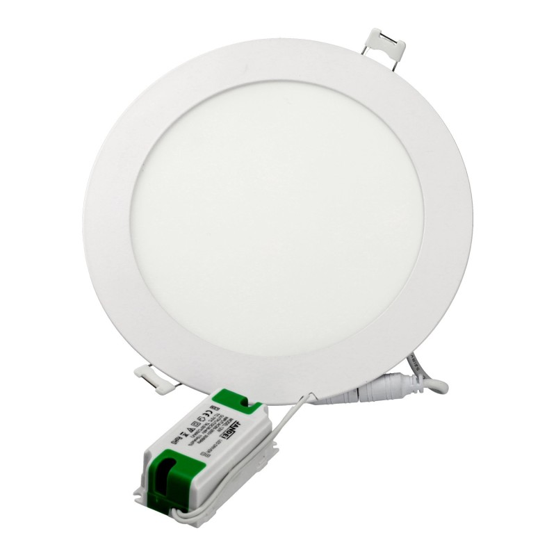Downlight led 12W 4200K redondo empotrar blanco
