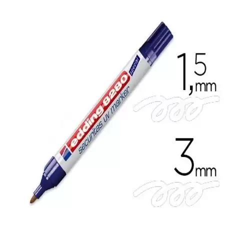 Edding 8280 Marcador Permanente Punta Redonda UV