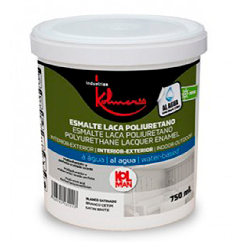 Esmalte laca al agua. Kolmer