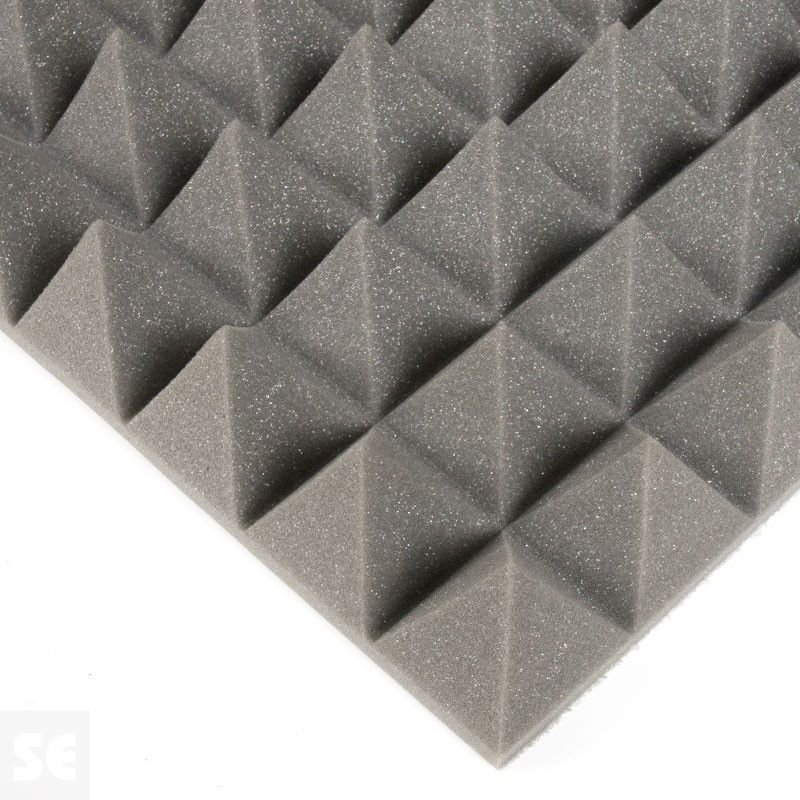 Espuma de Poliéster acústica perfilada 25 kg/m3