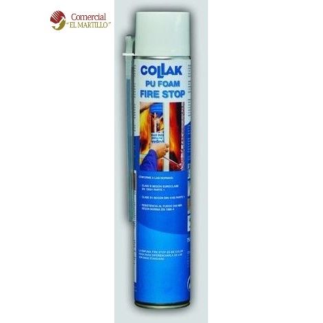 ESPUMA RESISTENTE AL FUEGO CANULA collak