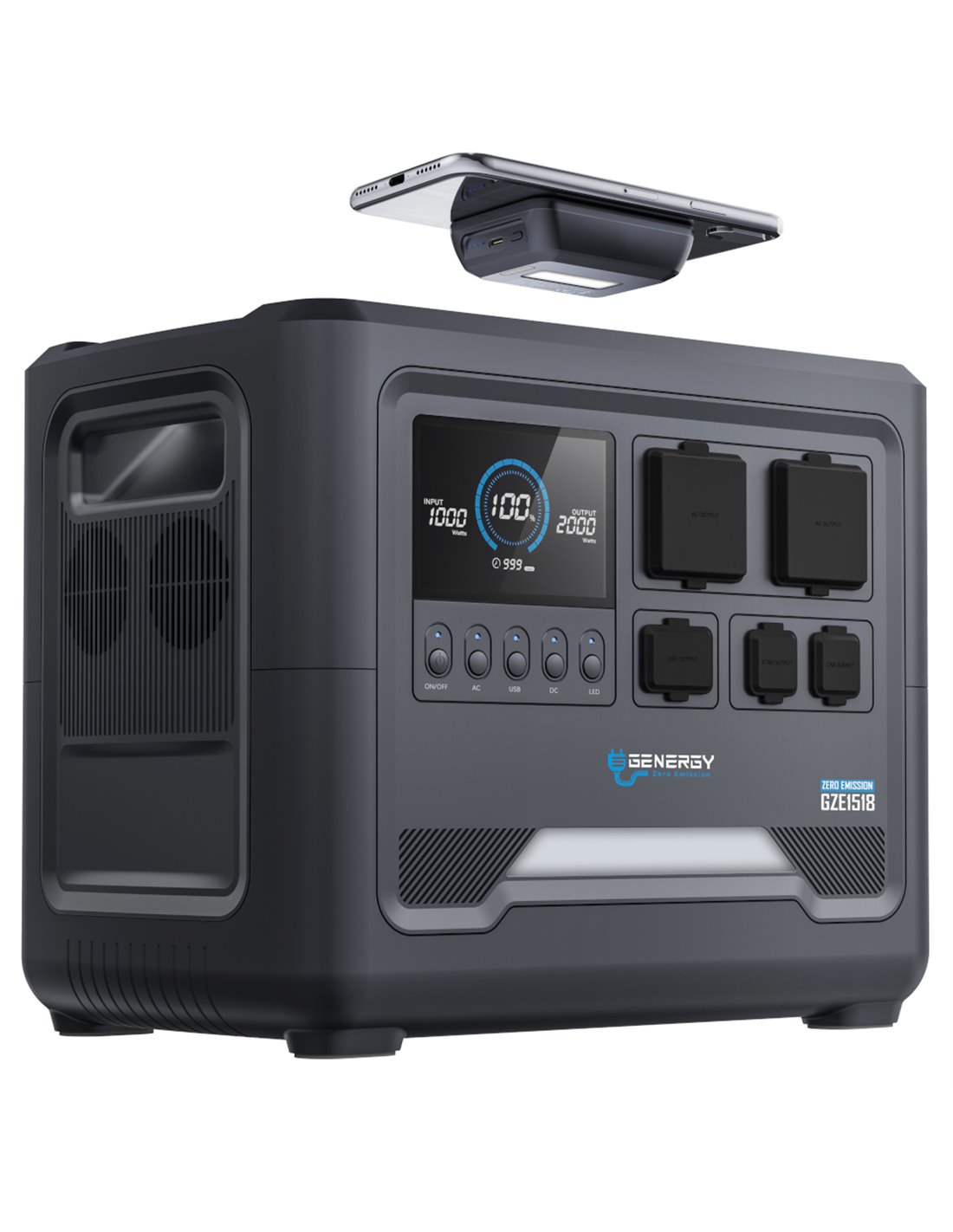 GENERGY Estación de Energía GZE-1518 1536 Wh 1800 W