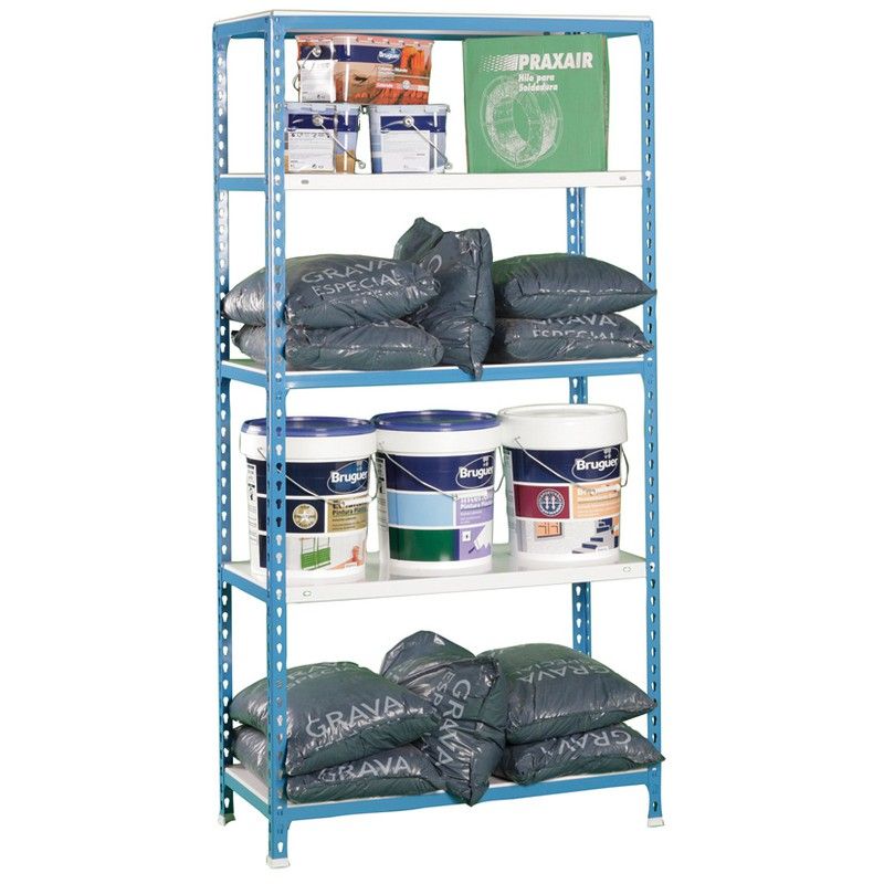 Estanteria Practic 5 Band S/Tor.Bl/Az 40 1762B16 Habitex