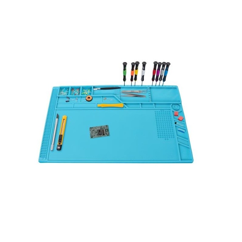 Estera de soldadura de silicona - 550 x 350 mm