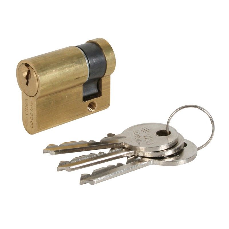 Cilindro Serreta. 30X10 Mm. Laton . Cisa 1900D1 Cisa