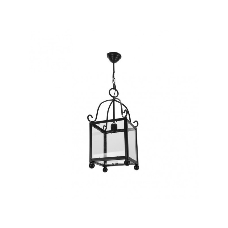 Farol Forja Monasterio 1xe27 Negro Regx22x22 Cm