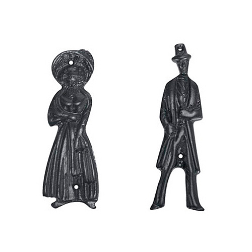 Números, Letras e Indicadores - Figura Hombre o Mujer Forja