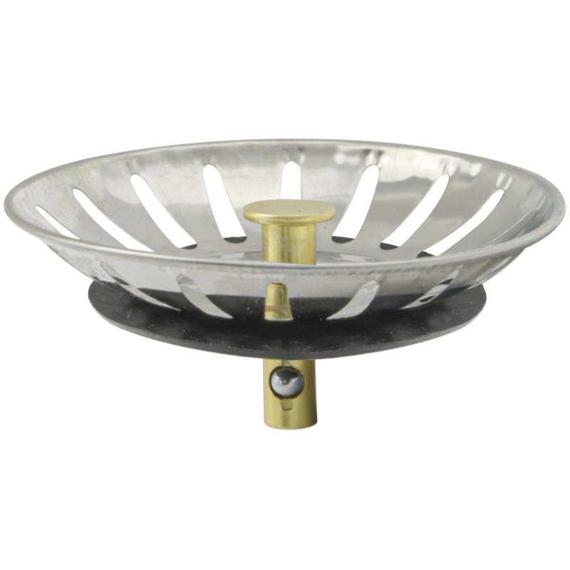 Filtro Cestillo Acero Inoxidable Click Clack   8 cm.