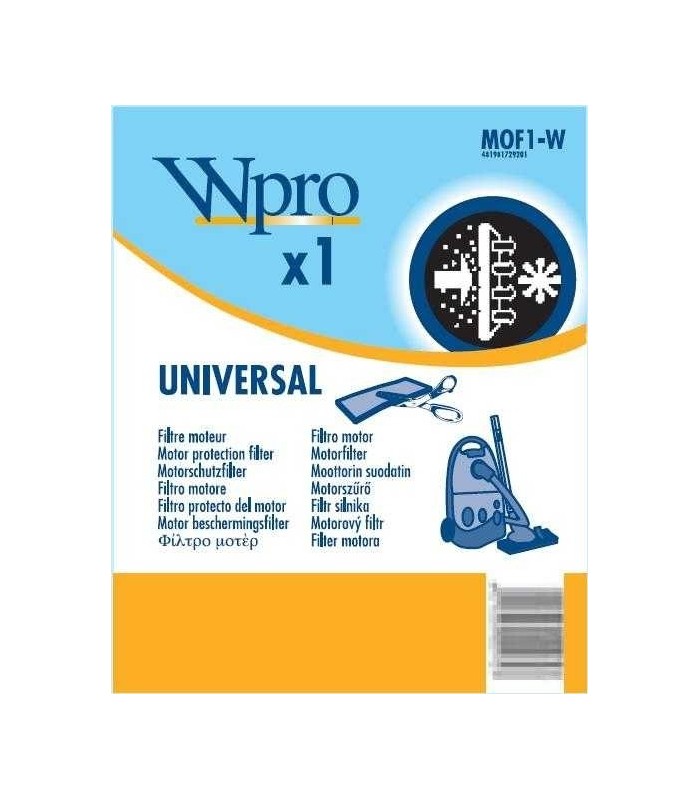 Filtro motor aspiradora universal MOF1-W 481981729201