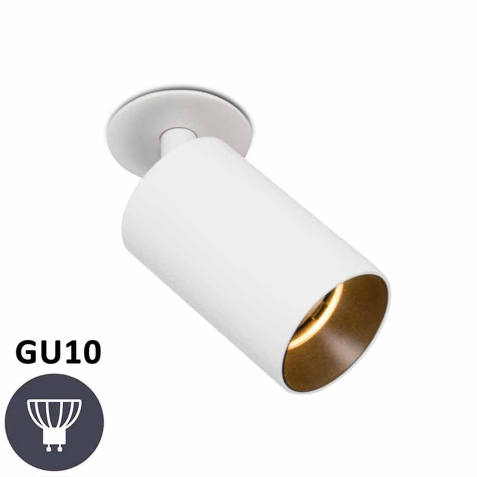 Empotrado con Foco Orientable GU10 Color Blanco