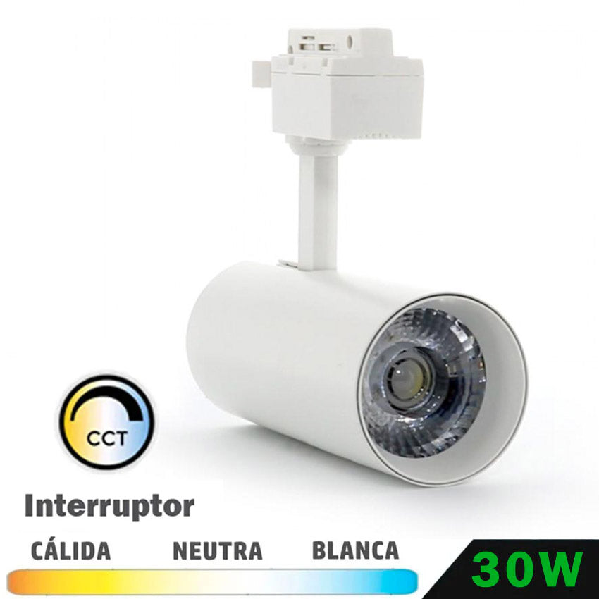 Foco LED Blanco Monofásico 30W CCT