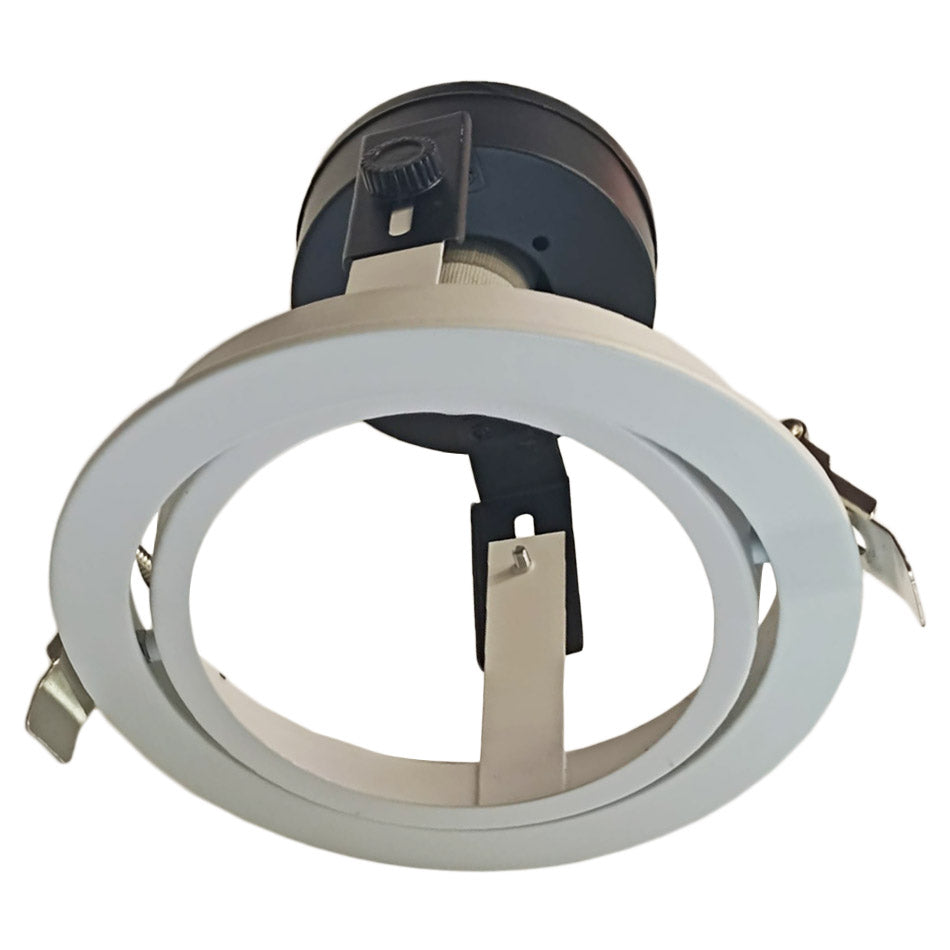 Empotrable Redondo Técnico E27 PAR38 Blanco Orientable