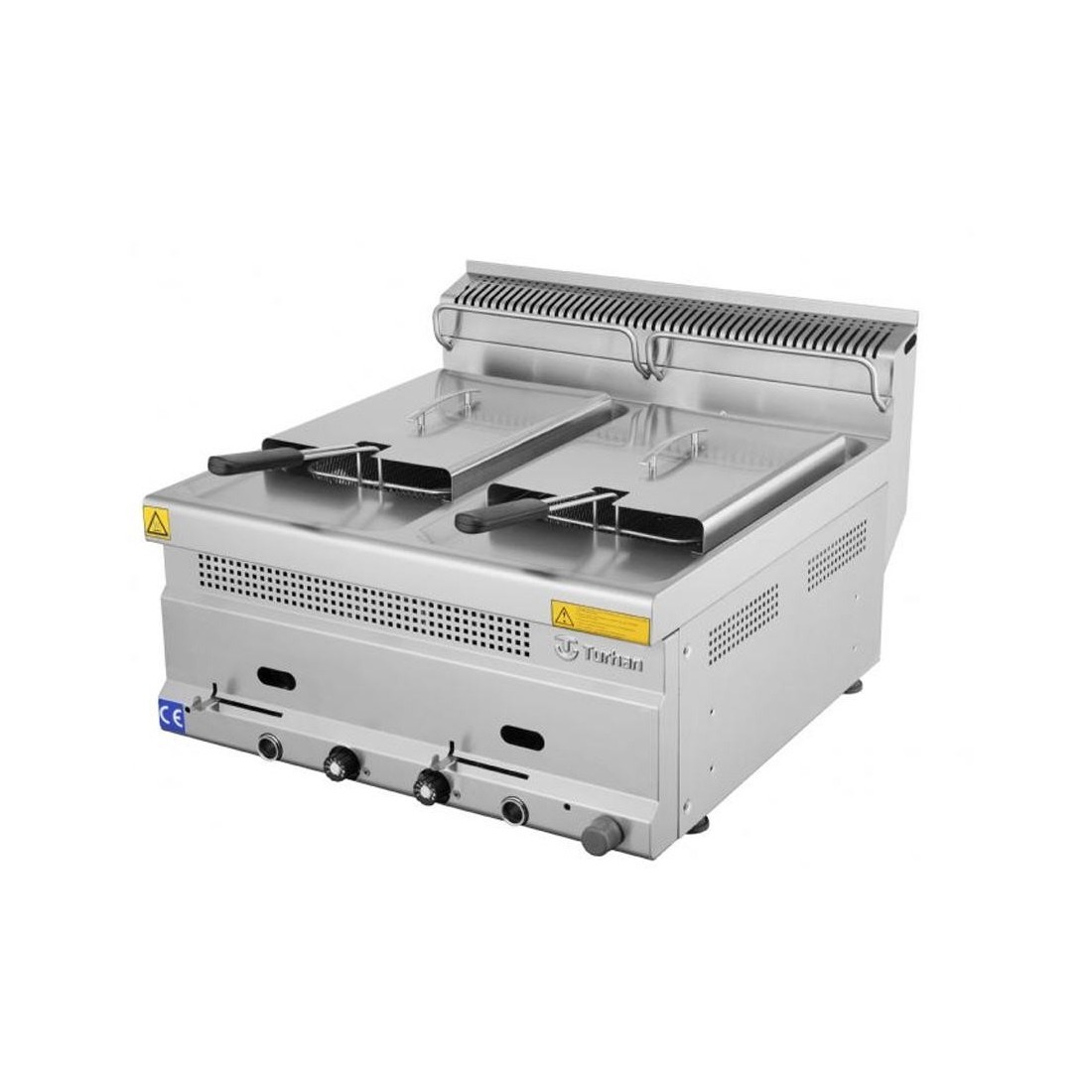 Freidora a gas doble TC.6FG800 800mm