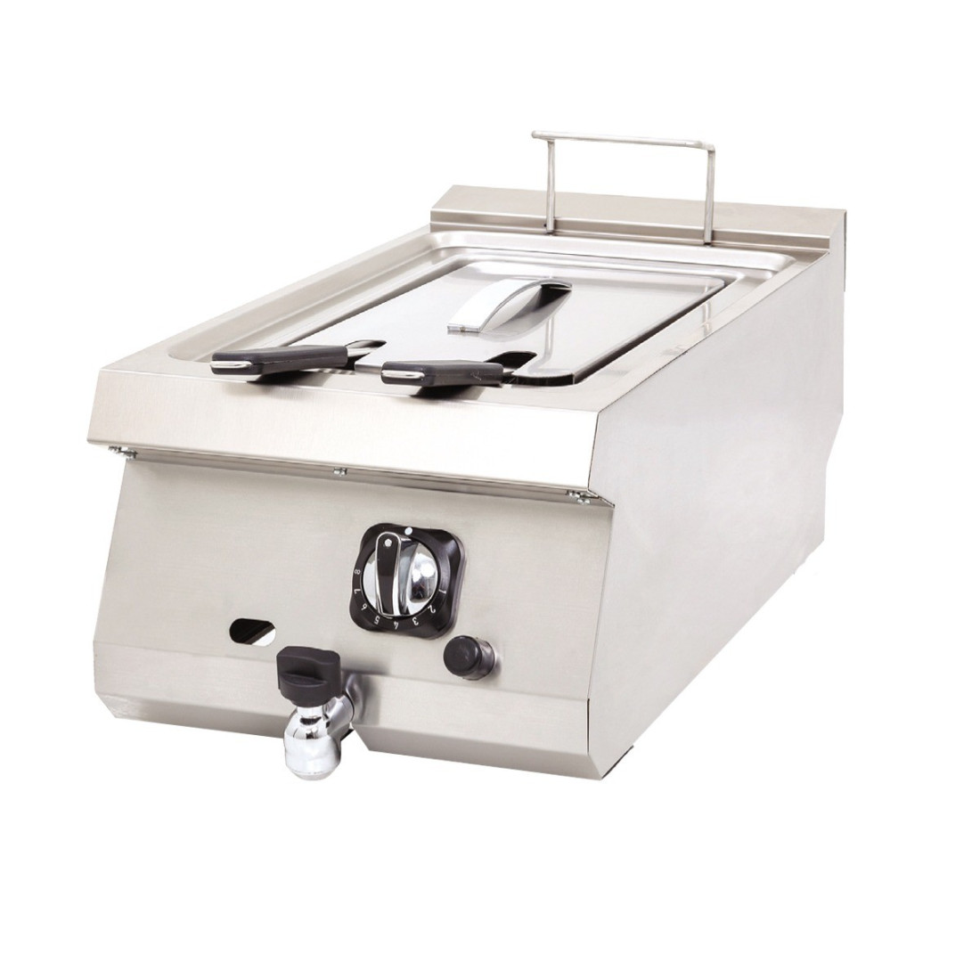 Freidora a gas simple DRNGF-4060 400mm