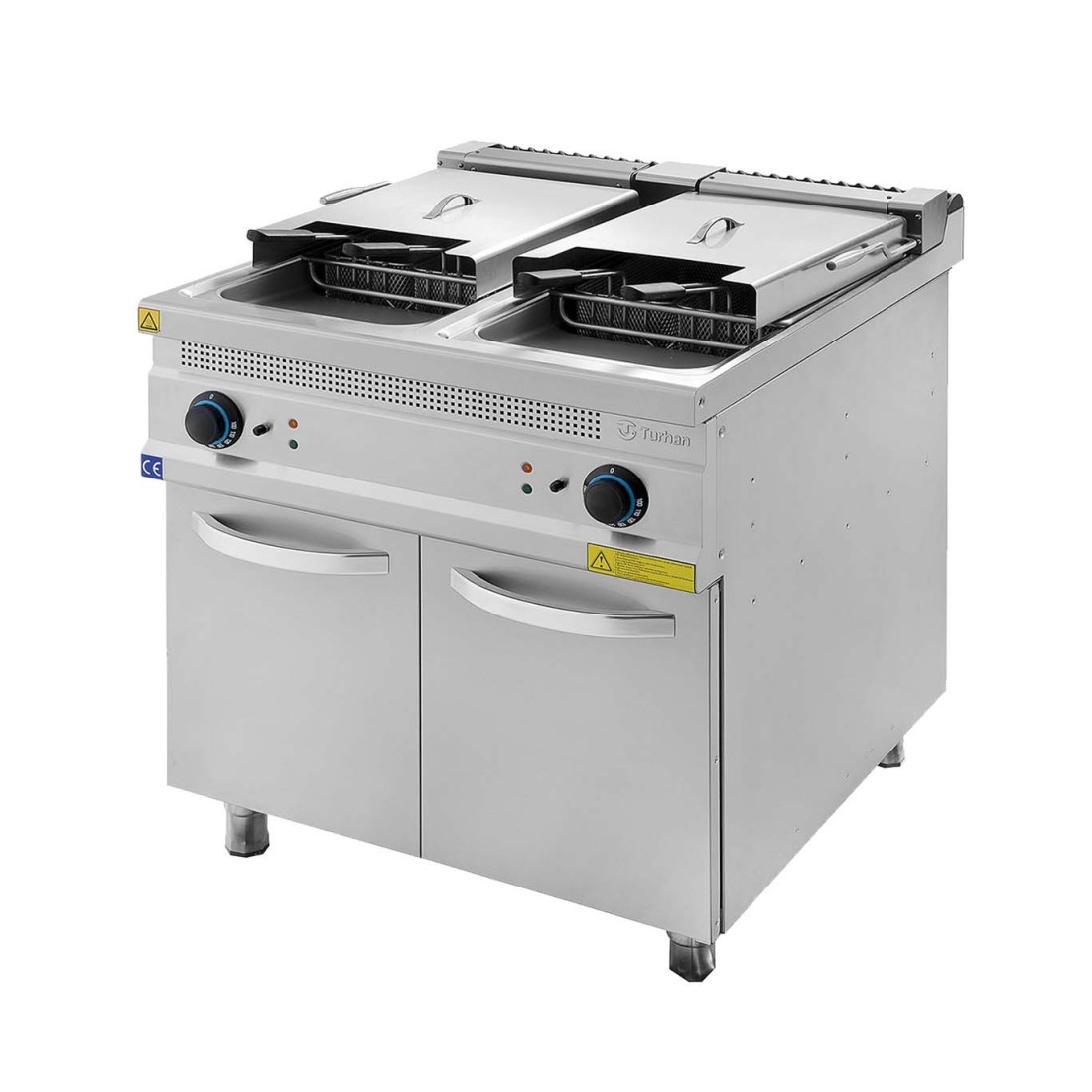 Freidora eléctrica con mueble Serie 930 TURHAN Cuba Doble 16,5+16,5KW