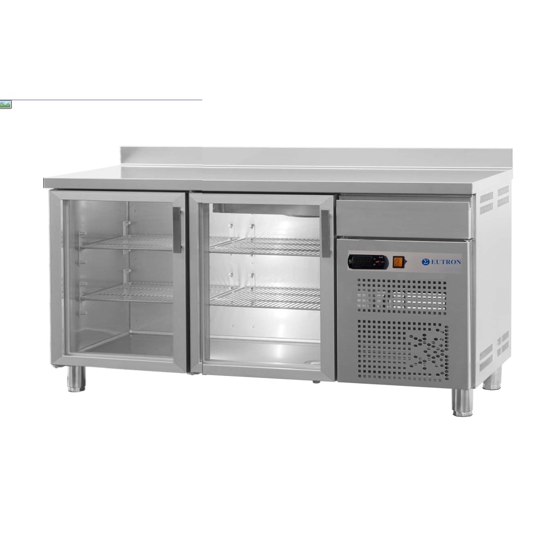 Frente mostrador refrigerado puertas cristal FBR-150-V