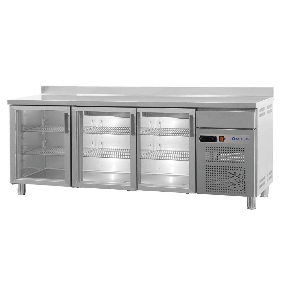 Frente mostrador refrigerado puertas cristal FBR-200-V