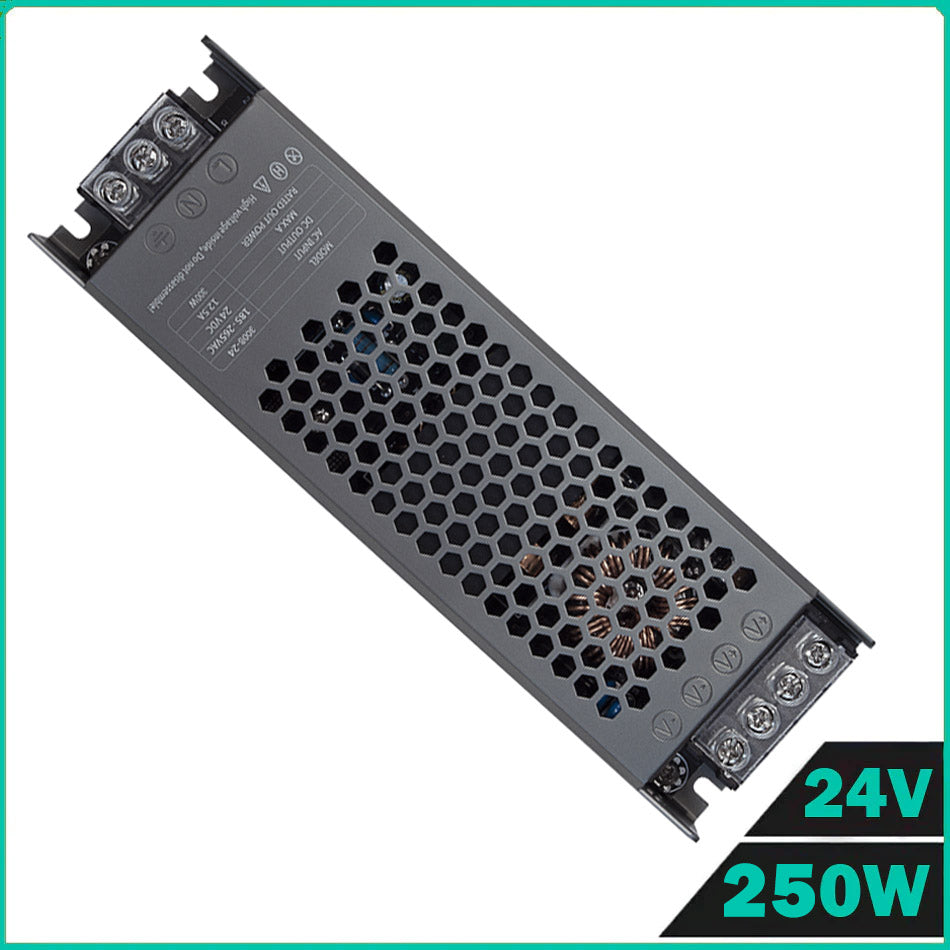 Fuente Alimentación LED Reducida 24V 250W
