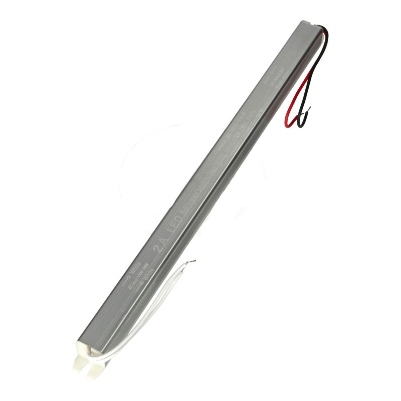 Transformador 24VDC 48W 2A IP20 interior SLIM