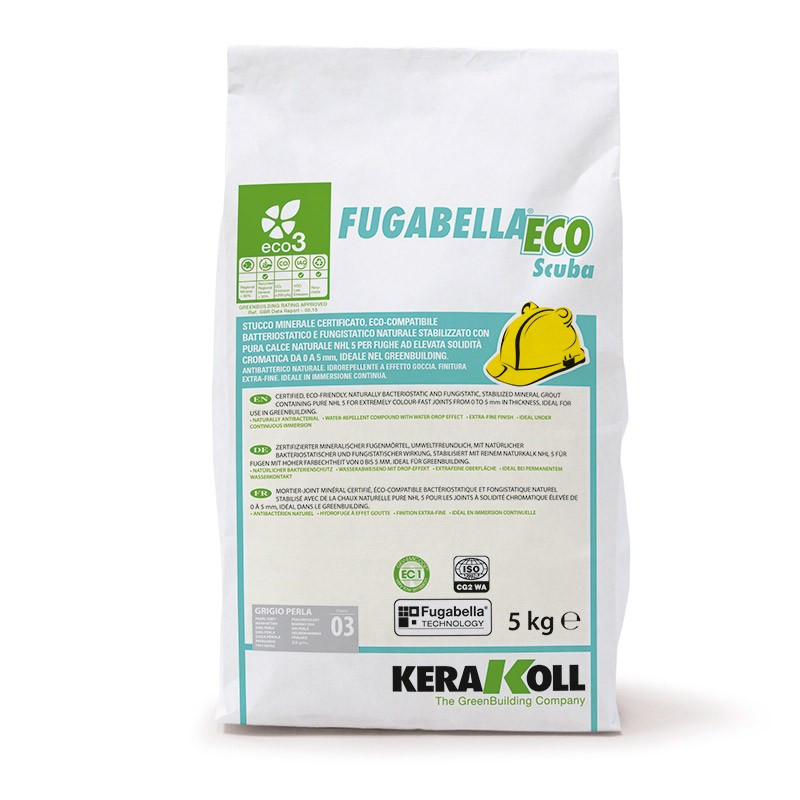 Fugabella Eco Scuba Blanco 5Kg. Kerakoll