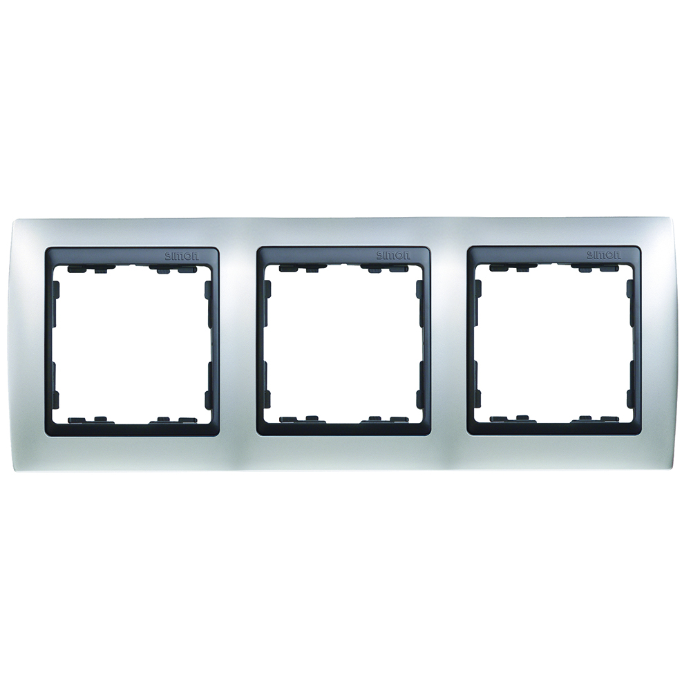 Marco 3 Elementos Aluminio/Grafito Simon 82
