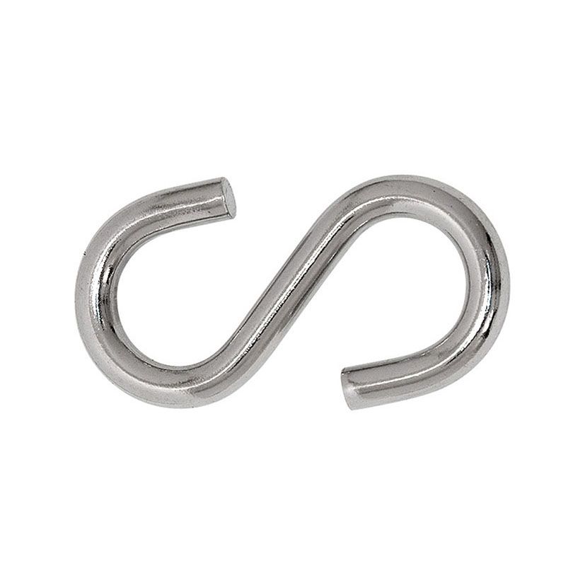 Gancho S 6mm. Inox A316. 10 Unid.