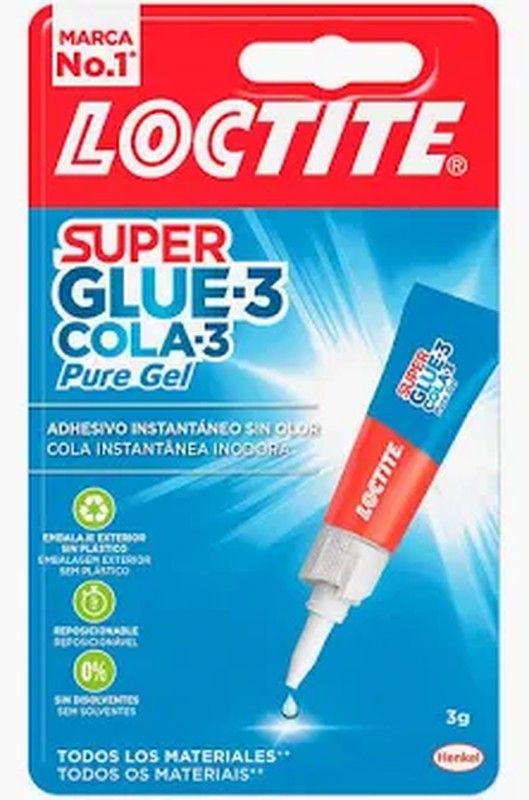 Adhesivo Super Glue 3 Pure Gel 3 Gramos Loctite