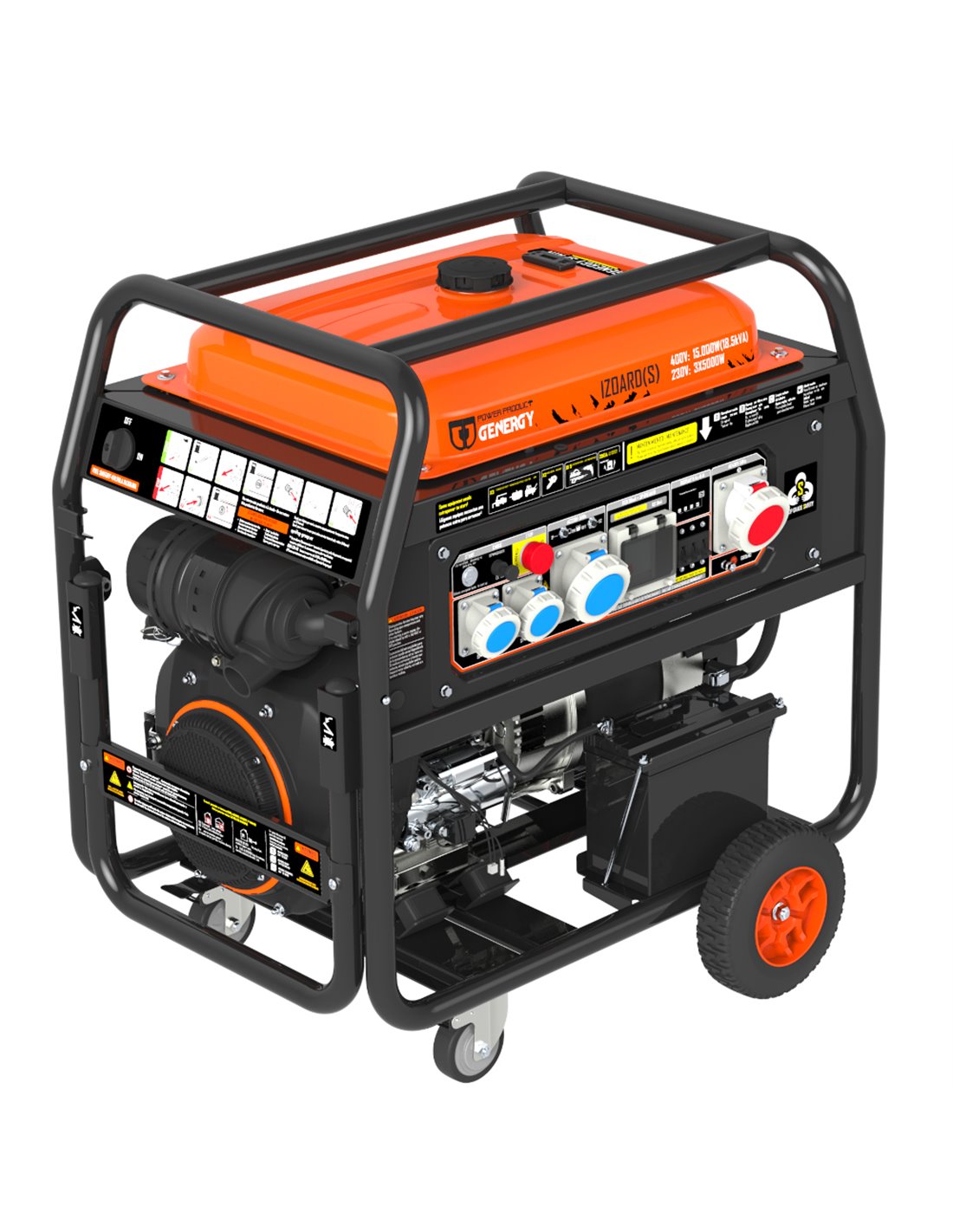 GENERGY Generador 15000W-400V Trifásico Modelo Izoard-S